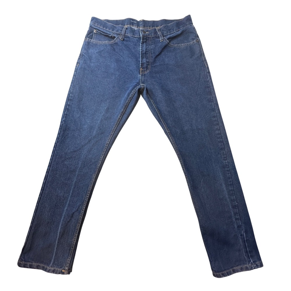 Old Navy Jeans Mens‎ 36x32 (36x29) Blue Straight Leg Denim Dark Wash 100% Cotton